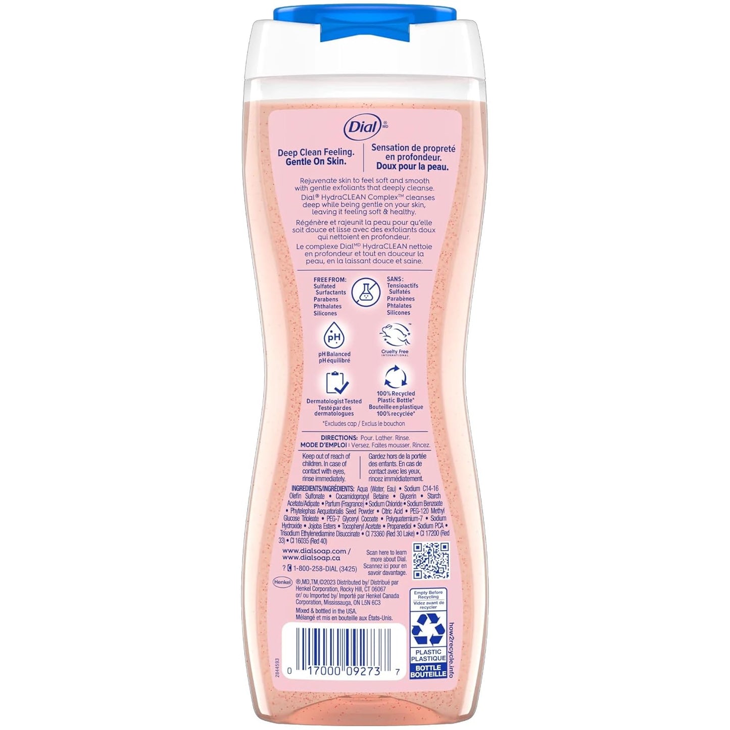 Dial Enriching Body Wash - Himalayan Salt | 16 oz | Pack of 4