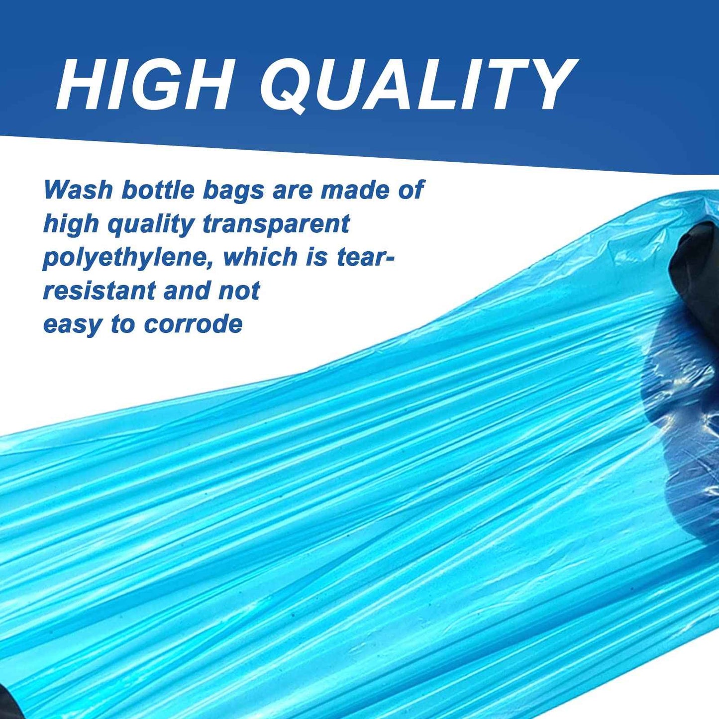 Gakonp 250pcs Tattoo Bottles Bags with 2pcs Wash Bottles 250ml Disposable Squeeze Watering Tool Sleeves for Tattoo Supplies