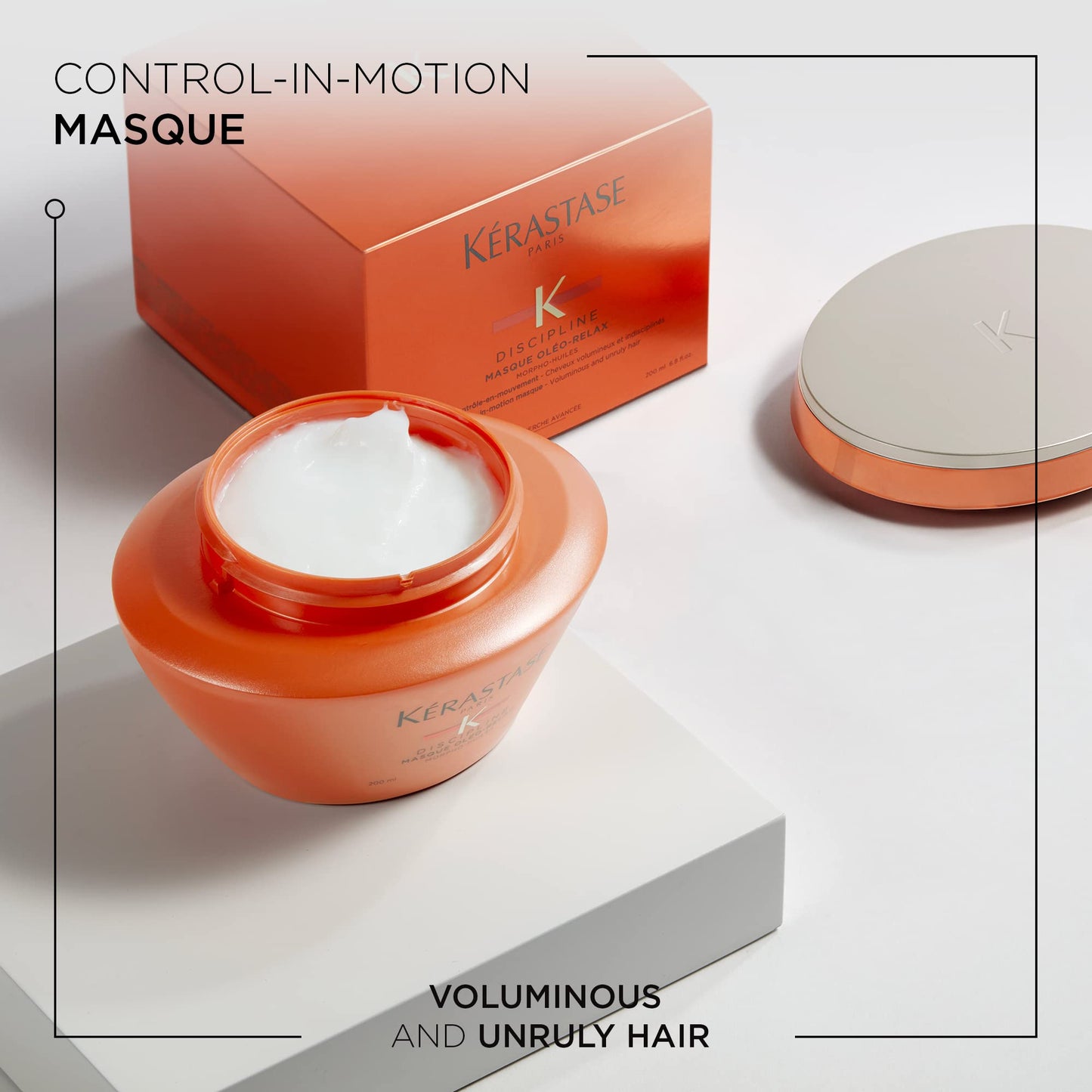 Kerastase Discipline Masque Oleo-Relax Hair Mask | Deep Nourishing Hair Mask | Moisturizes Hair and Provides Shine | With Shorea Butter and Coconut Oil | For All Hair Types | 6.8 Fl Oz