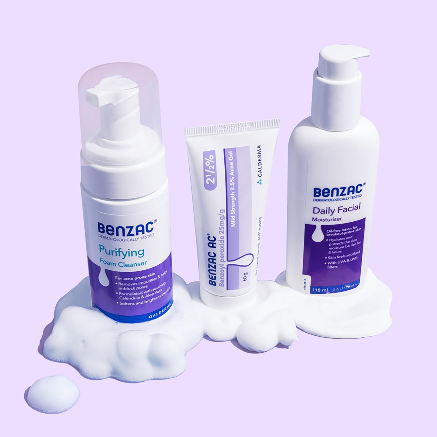 Benzac Daily Facial Foam Cleanser 130ml_AB