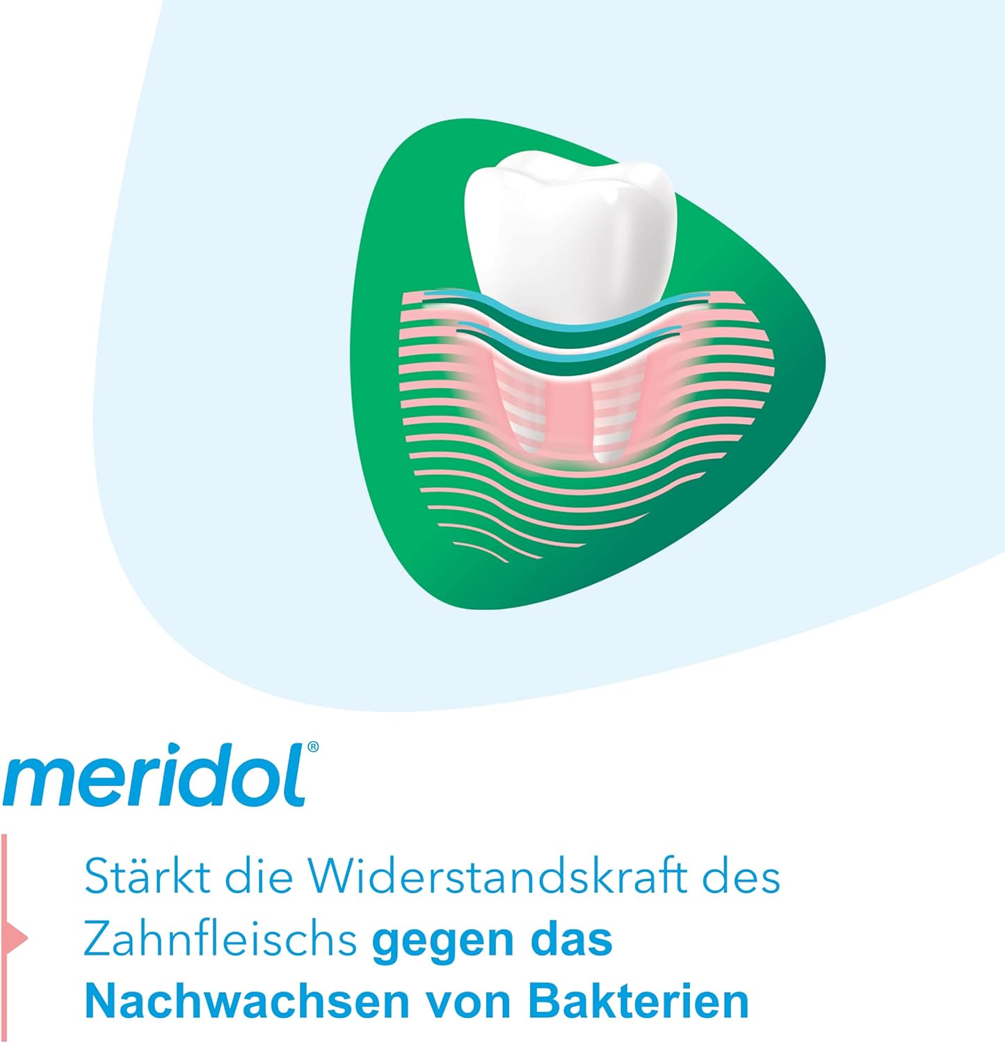 Meridol Mouthwash for Halitosis - Fresh Breath Formula | 400 ml