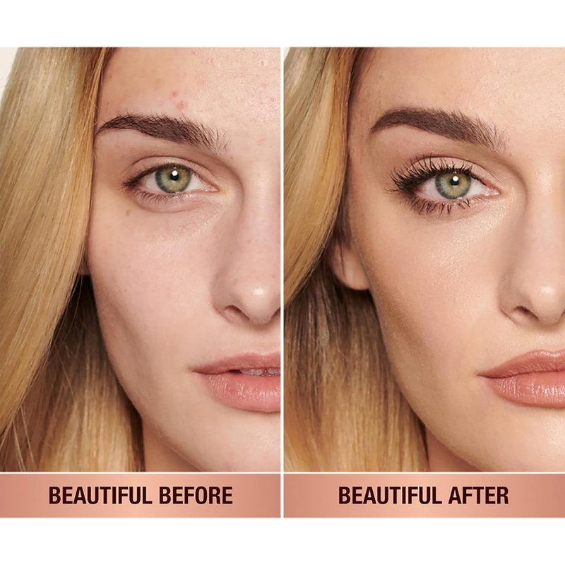 Charlotte Tilbury Beautiful Skin Concealer - Hydrating Under Eye Concealer for Dark Circles | Medium-Buildable Coverage, Radiant Finish