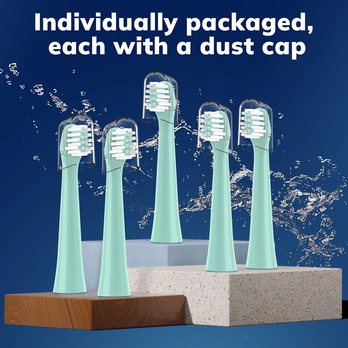 Replacement Toothbrush Heads for Colgate Hum - 10 Pack Compatible Brush Heads for Smart Electric Toothbrush