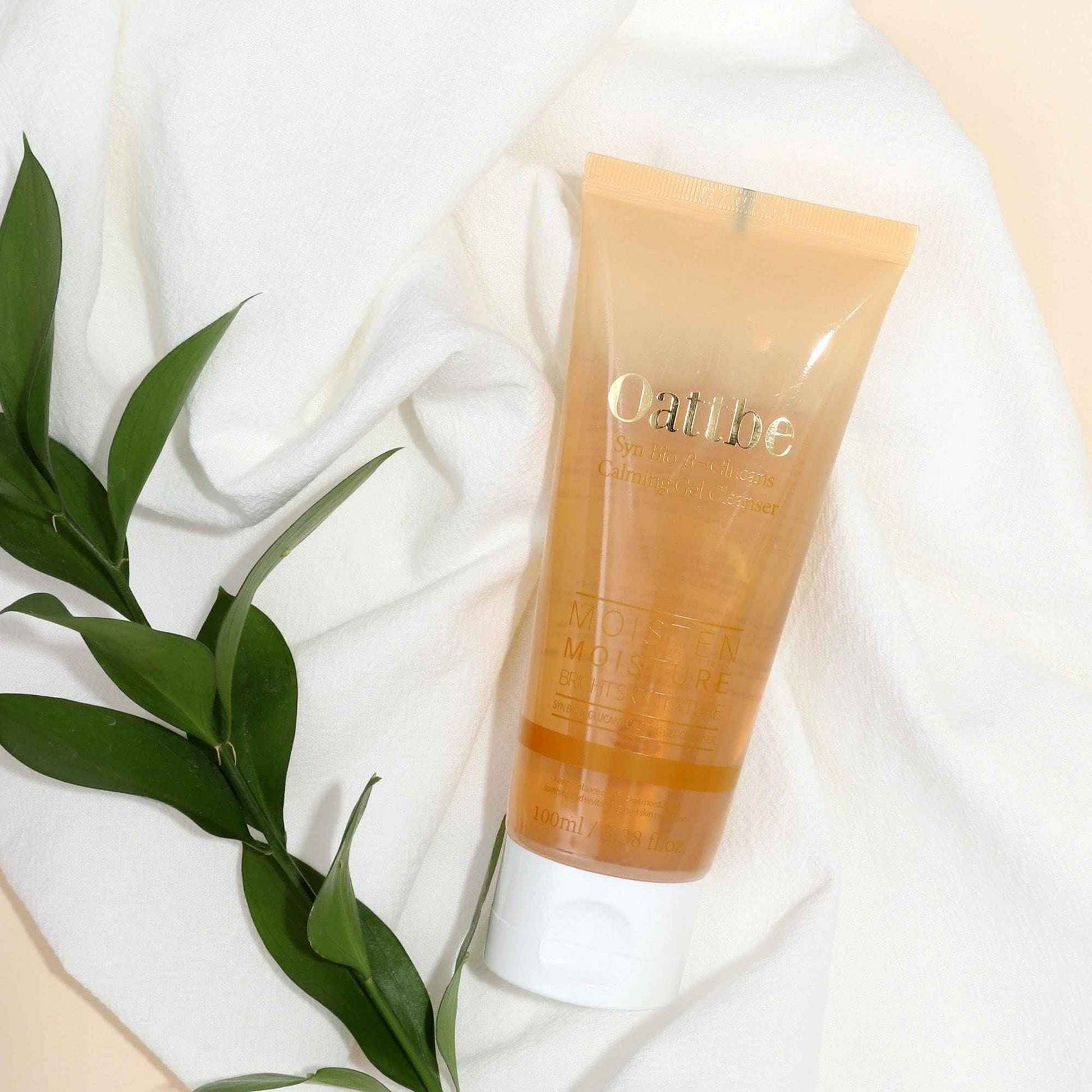 Oattbe Syn Bio Beta Glucan Gentle Gel Face Cleanser - Premium Korean Sensitive Skin Face Wash With 5 Weights of Hyaluronic Acid, 100 ml