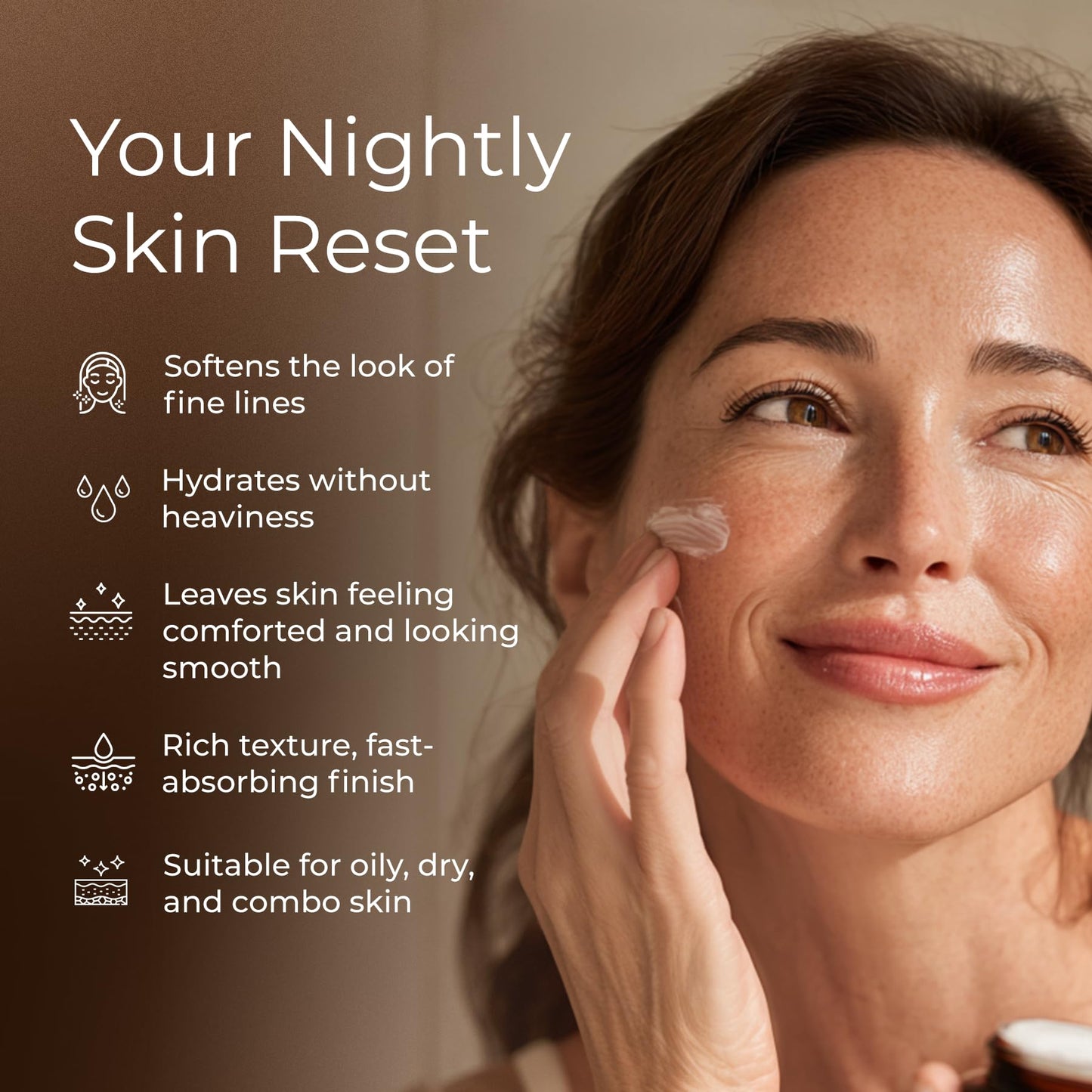 Tree To Tub Retinol Anti Aging Face Moisturizer for Dry & Sensitive Skin - Anti Wrinkle Hyaluronic Acid Facial Moisturizer, Vitamin A & E Night Cream for Women & Men w/Organic Aloe, Natural Ginseng