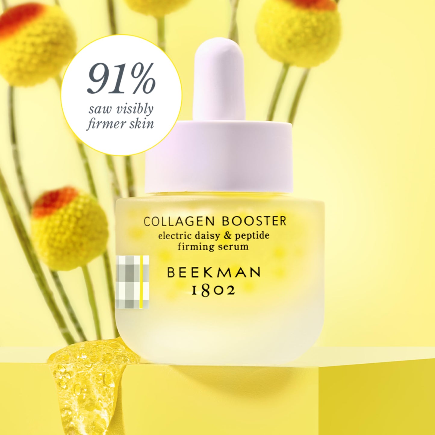 Beekman 1802 Collagen Booster Firming Face Serum – Peptide & CoQ10 Serum – Helps Improve Firmness, Elasticity & Fine Lines – Fragrance Free – Sensitive Skin Safe – 0.5 fl oz