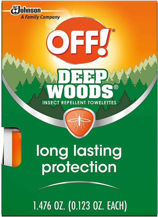 OFF! Deep Woods Towelettes, 12 CT (Pack - 1)