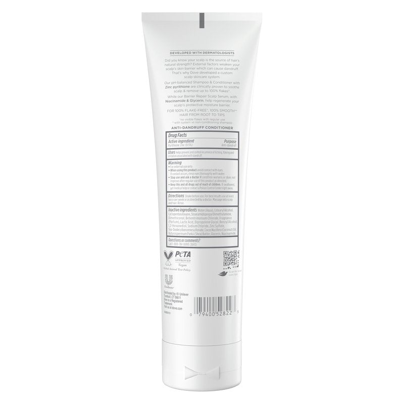 Dove Derma Scalp Dandruff & Itch Relief Conditioner 1 ct with Pyrithione Zinc, Lamellar Serum and Niacinamide or Flaky, Itchy Scalp Relief 9 Fl oz