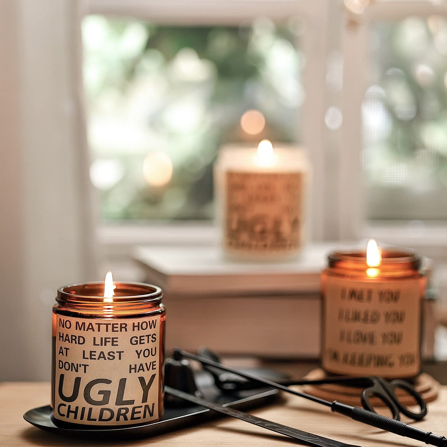 Mothers Day Gifts for Mom from Daughter, Mom Gift, Funny Birthday Gifts for Moms, Moms Birthday Gift from Daughter, Mothers Day Lavender Soy Scented Candles