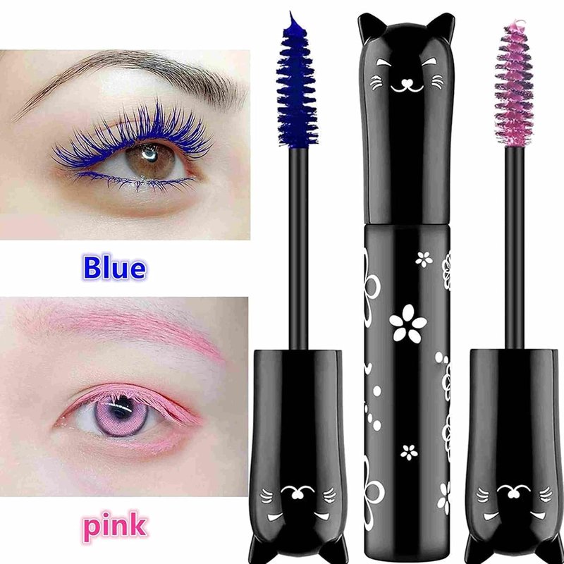 Colored Mascara Set - Waterproof Volume & Length | 6 Vibrant Shades: White, Blue, Purple, Black, Brown, Pink