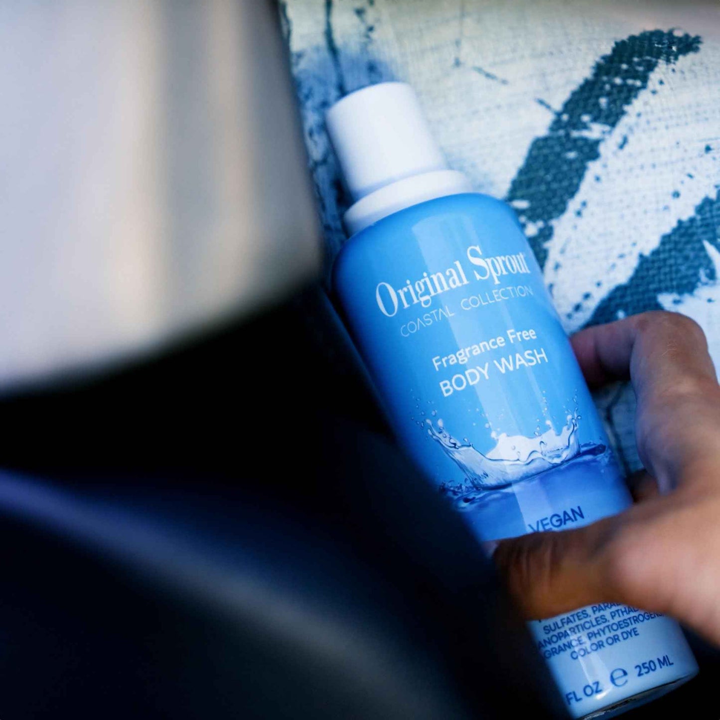 Original Sprout Coastal Collection Body Wash for All Skin Types, Fragrance-Free Body Wash, Vegan, 8 oz. Bottle