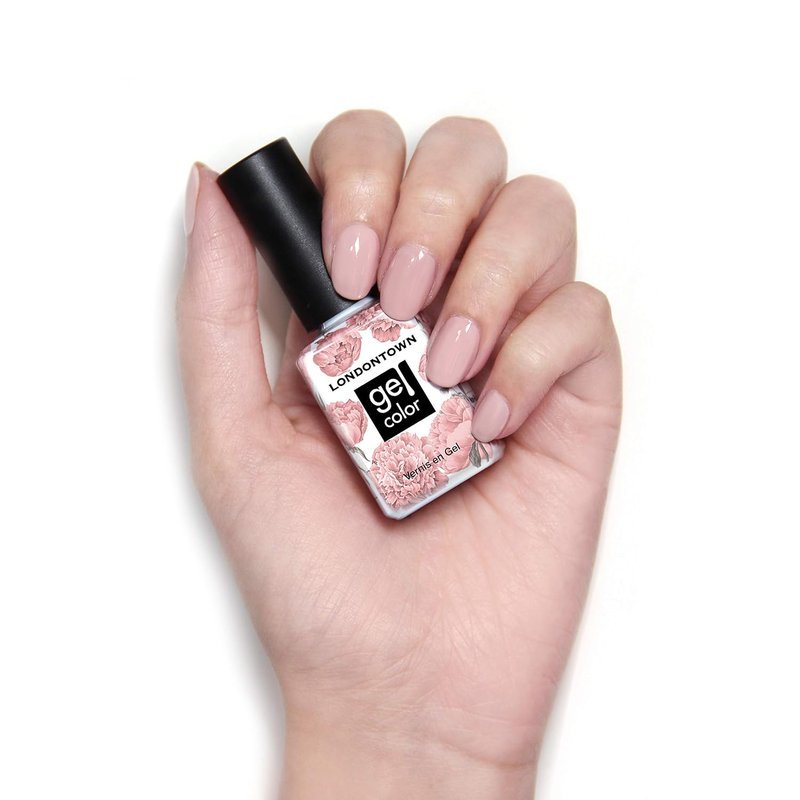 LONDONTOWN UV/LED Gel Nail Polish - Glossy Shimmery Red Orange, Long-Lasting & Chip Resistant | 12ml/.40fl oz