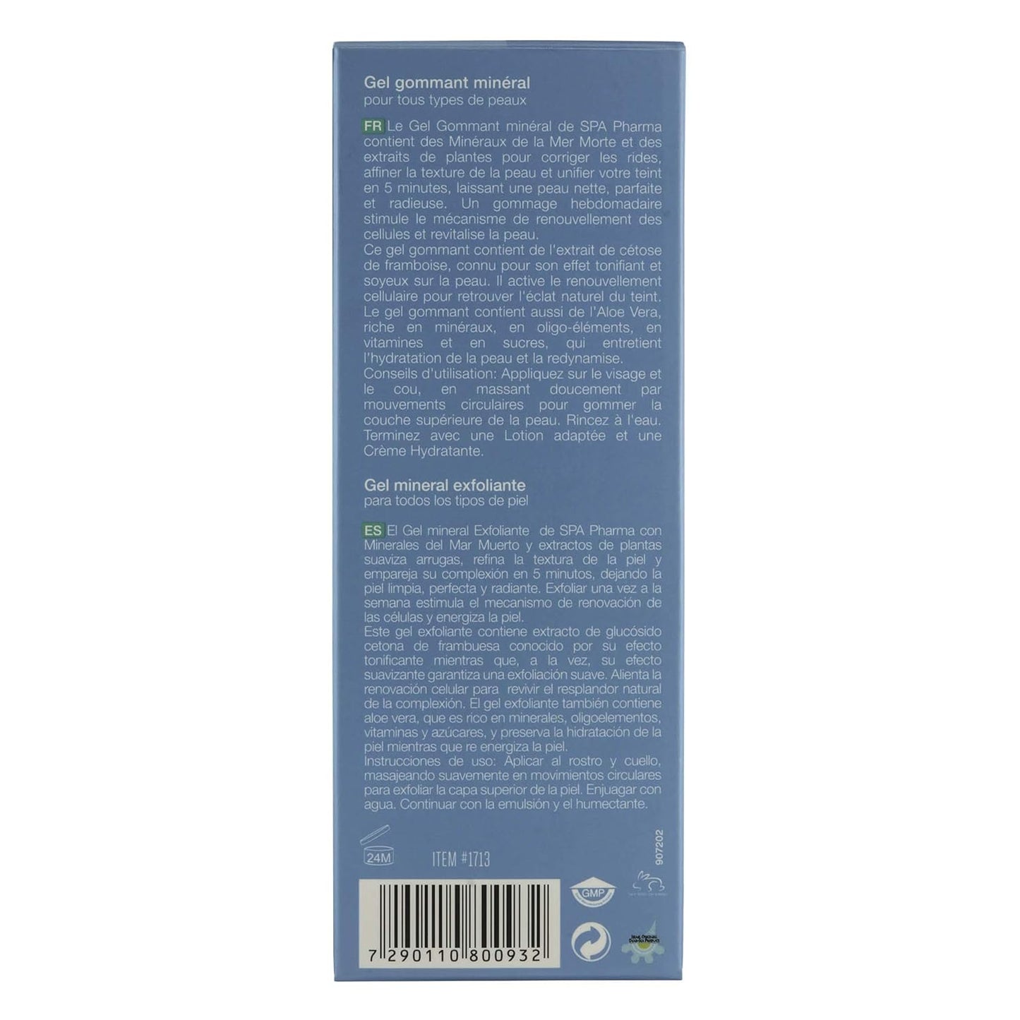 Dead Sea Minerals Peeling Gel for All Skin Types - 50ml (1.7 oz) Natural Exfoliator