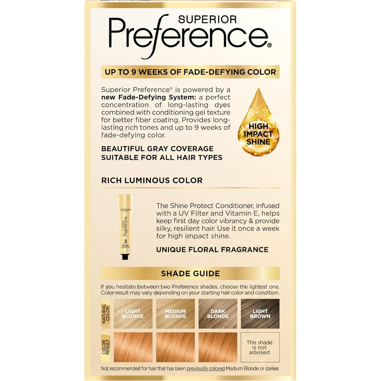 L'Oreal Superior Preference - 9GR Light Reddish Blonde (Warmer) 1 Each (Pack of 3)