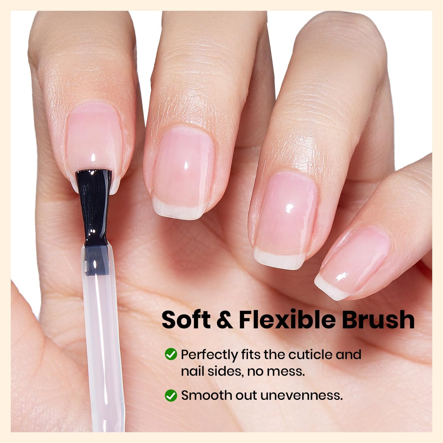Beetles Gel Base Coat for Nails 15ml, HEMA Free TPO Free Base Gel Polish, UV LED Soak Off, Long Lasting No Lift Nail Primer, Nail Strengthening Base for Gel Manicure