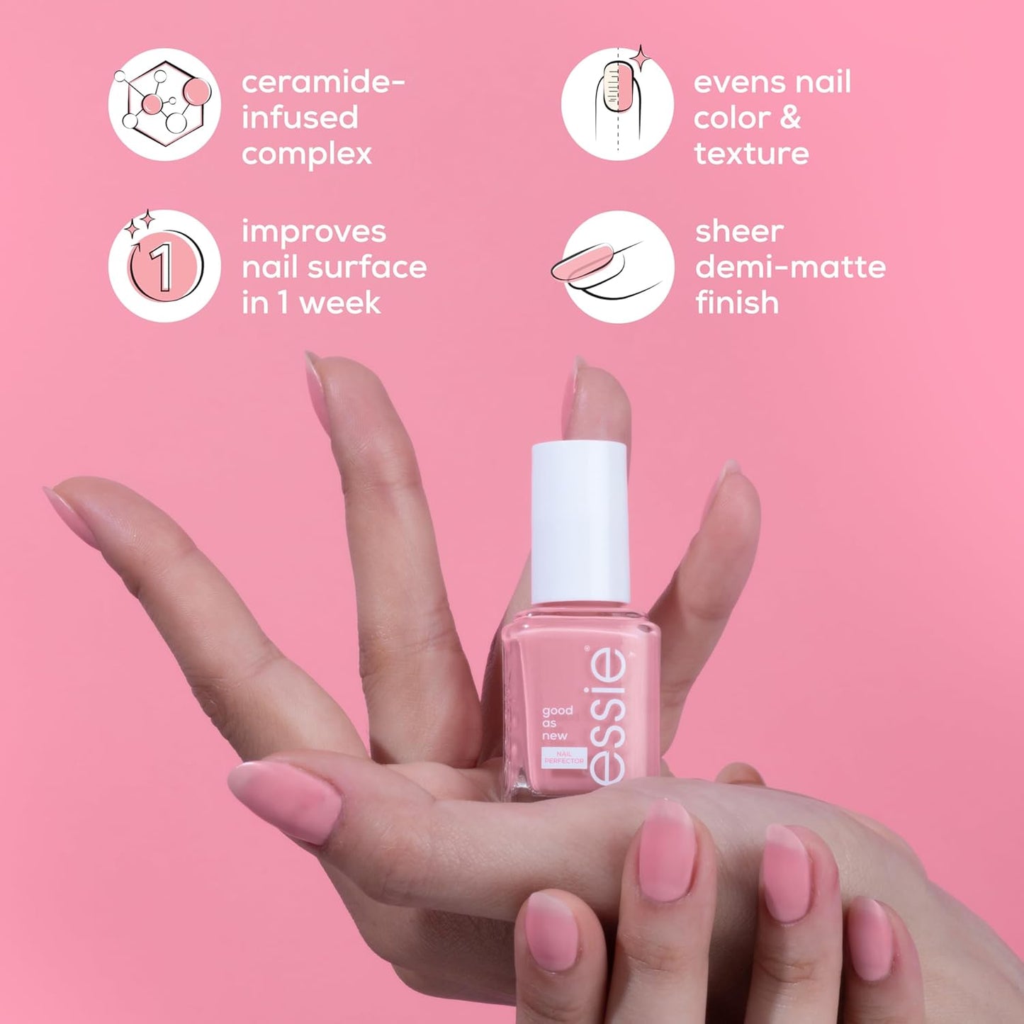 essie Nail Care, 8-Free Vegan, Apricot Nail and Cuticle Oil, softened and nourished cuticles, 0.46 fl oz