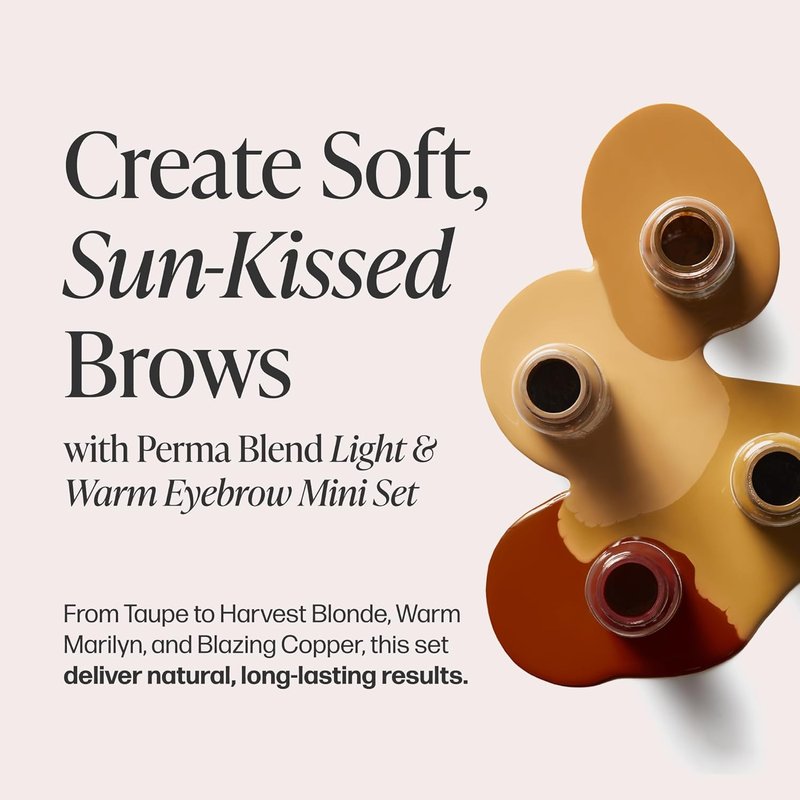 Perma Blend Taupe Tattoo Ink - Cool Light Brown Eyebrow Pigment - Vegan-Friendly, High Density Color | 0.5 oz