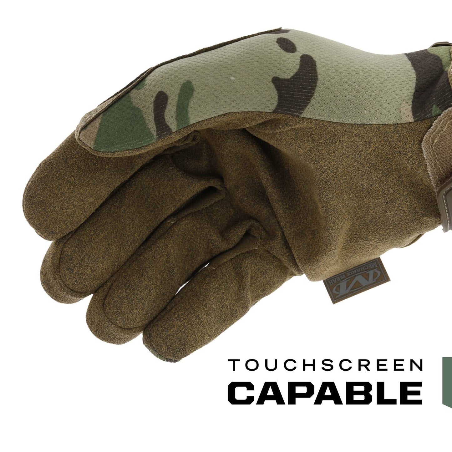 Mechanix Wear: The Original Tactical Work Gloves with Secure Fit, Flexible Grip for Multi-Purpose Use, Durable Touchscreen Safety Gloves for Men (Camouflage - MultiCam, XX-Large)