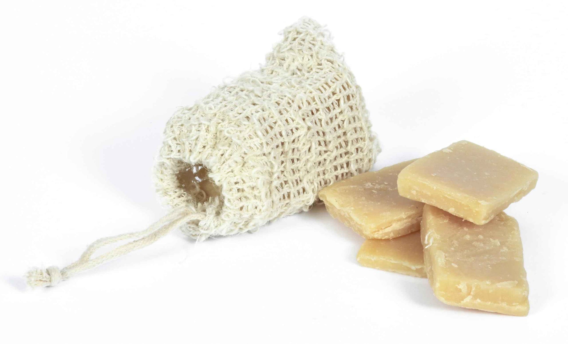 Pure Castile and Artisan Bar Soap Handmade with 100% Fair Trade Organic Oils, Cold Process Bars with Soap Saver Eco Scrub Bag by BeeTheLight (15 ounces w/Soap Saver Bag, Lavender Castile)