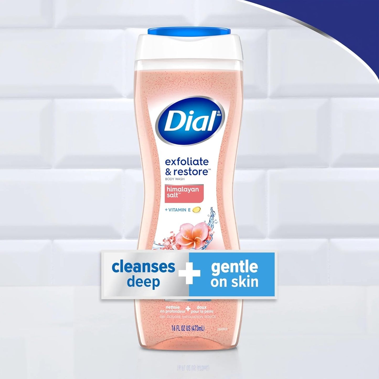 Dial Enriching Body Wash - Himalayan Salt | 16 oz | Pack of 4