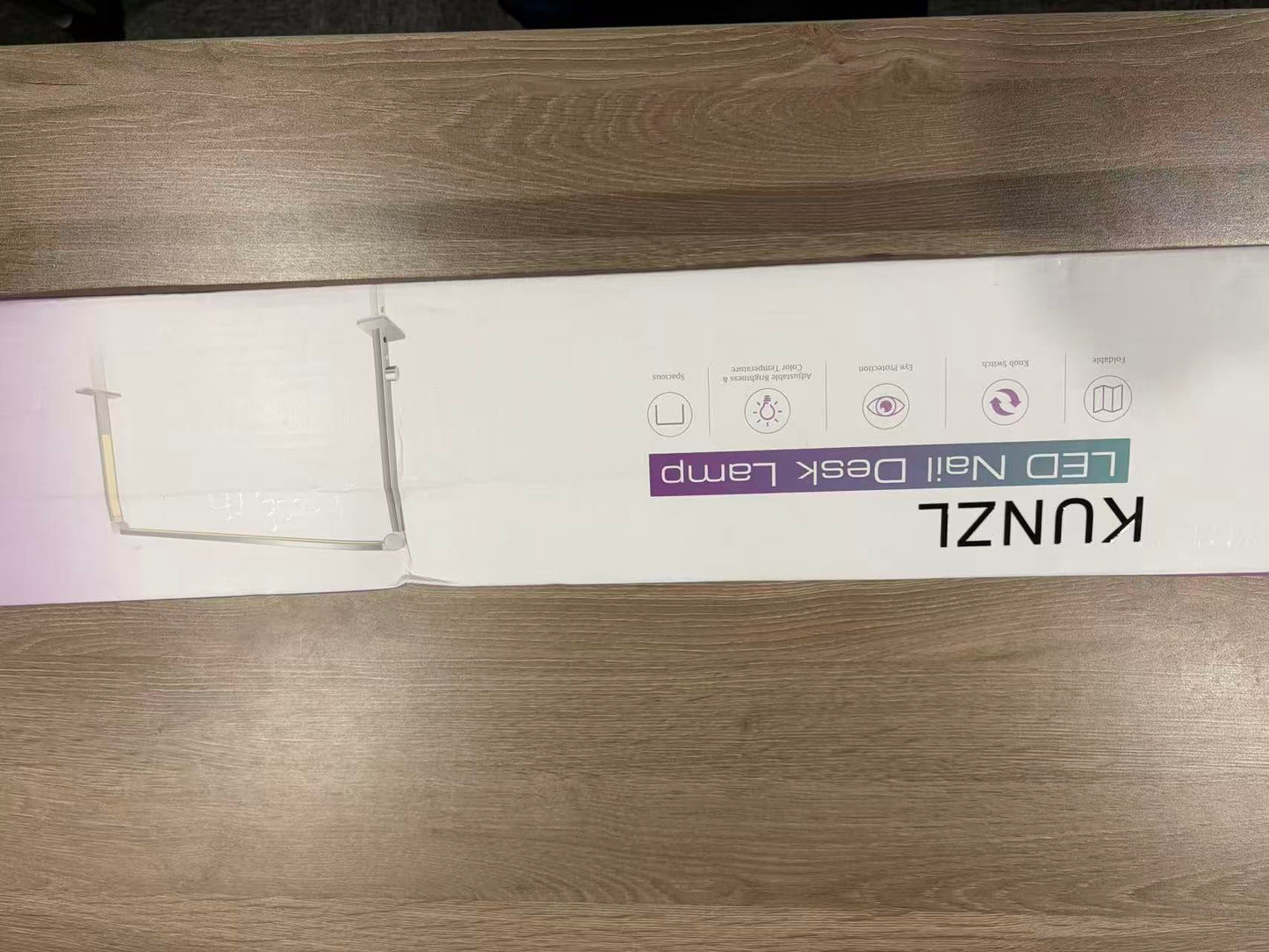 gelpal Nail Tech Lamp for Desk，30" 48W Professionals Led Light, Desk Lamp for Lash Eyelash Extension,Color Temperature 2700K-6000K, Full fold kunzl Makeup lamp,Salon&Home(Silver)