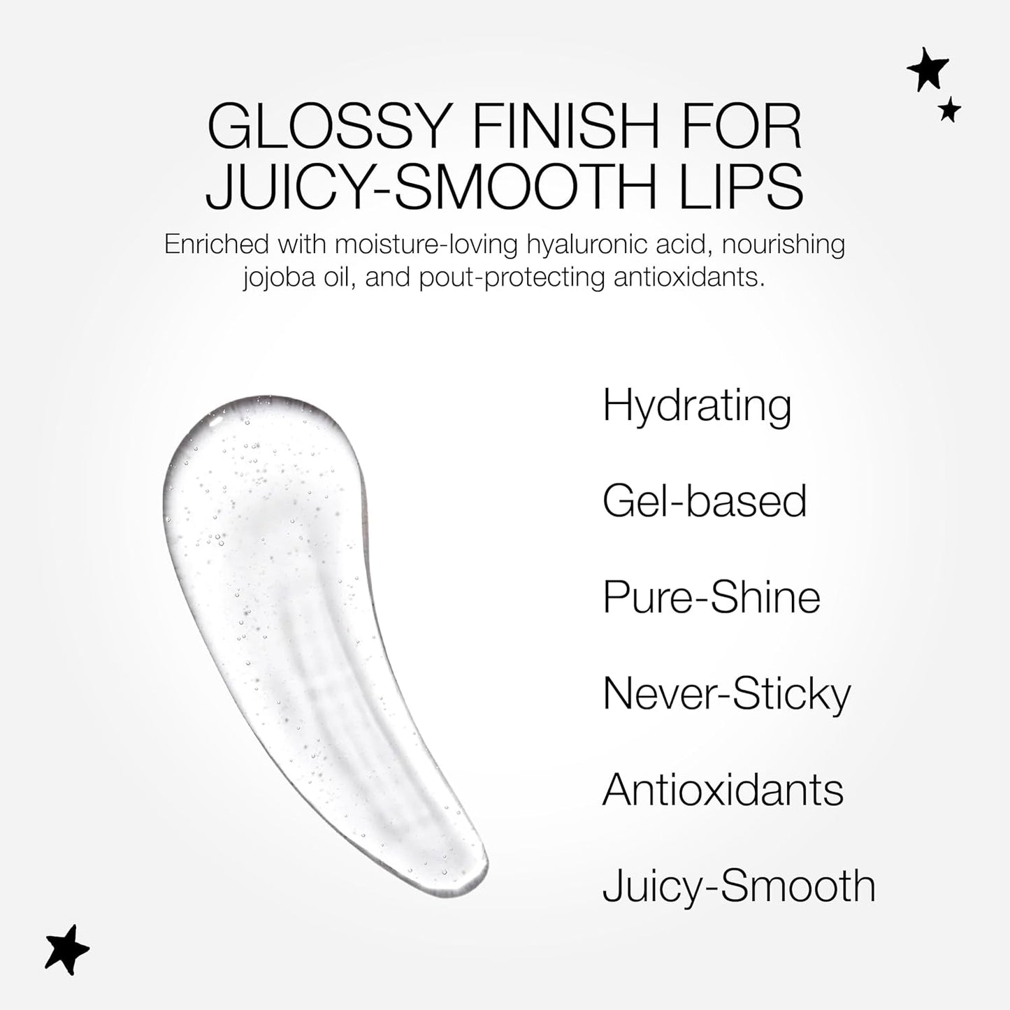 Stila Heaven's Dew Gel Lip Oil - Hydrating Gloss-Oil Hybrid with Jojoba & Hyaluronic Acid | High-Shine, Non-Sticky Finish