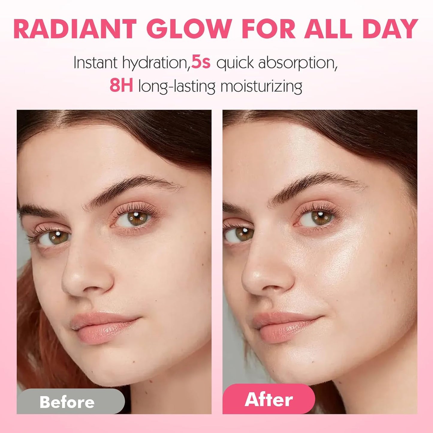 Refreshing Face Mist Kit - Long-Lasting Hydration & Soothing Spray for Glowing Skin | Mini Travel Size 2.02 fl oz, 6 Pack