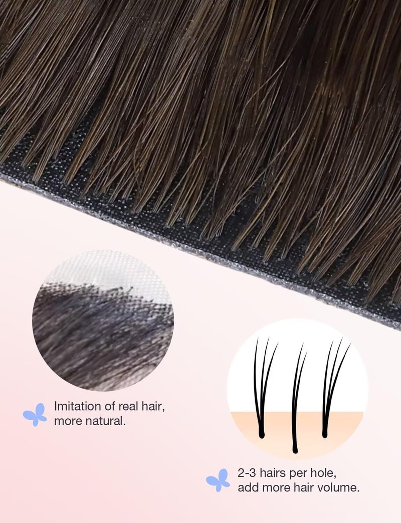 DOORES Invisi Edge Tape in Extensions Real Human Hair, Chocolate Brown to Honey Blonde 10pcs Injection Tapeins, 25g 18 Inch, Injected Tape in Virgin Human Hair Extension