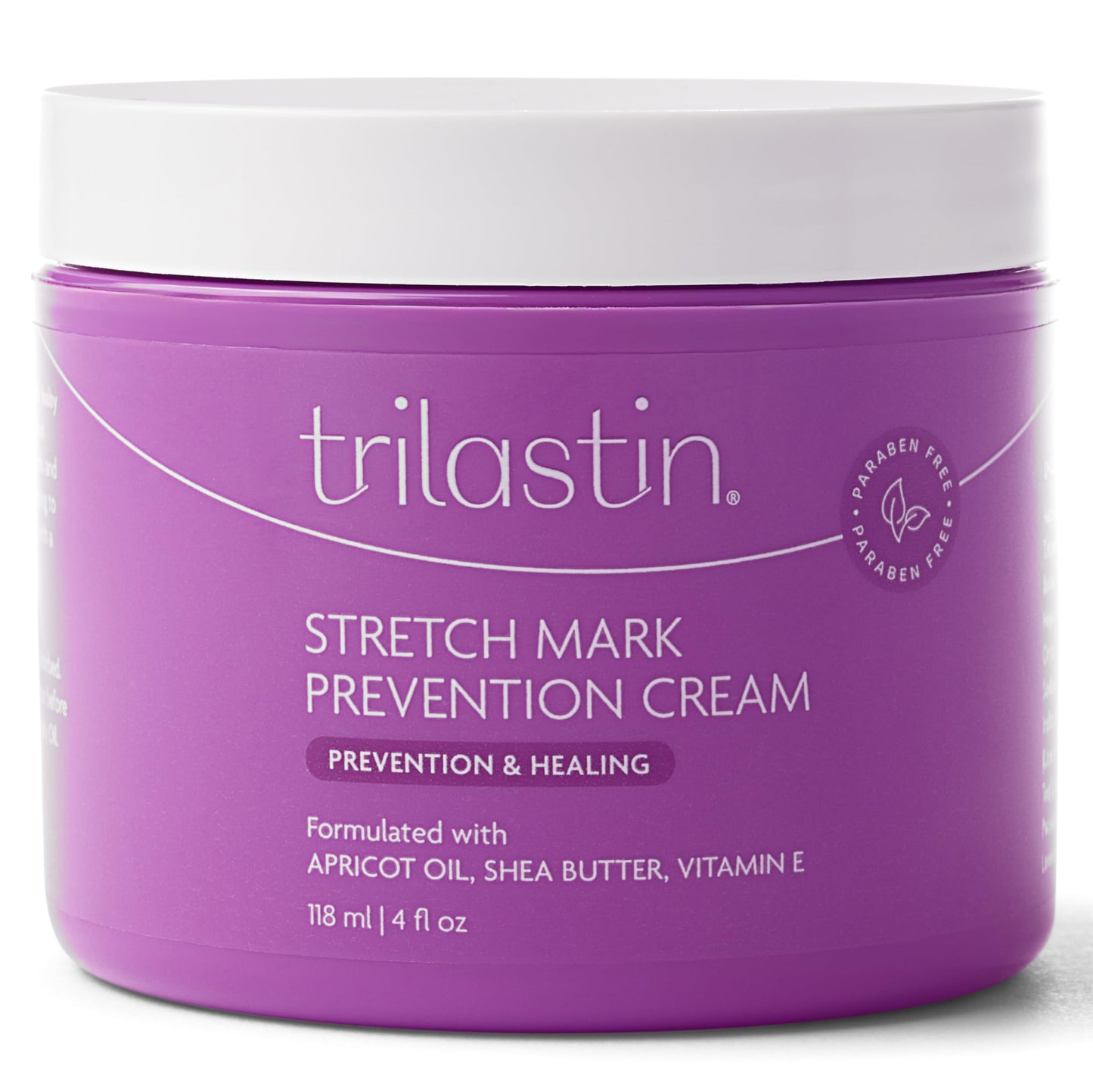 Trilastin Maternity Stretch Mark Prevention Cream (4oz) Bundle with Nourishing Body Oil (3.4oz) | Pregnancy Must-Have | Gift for First-time Moms | Hypoallergenic Postpartum Skincare | 1 Month Supply