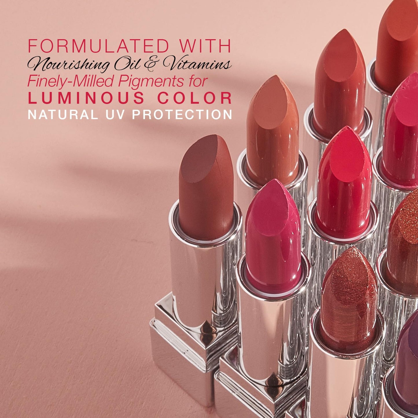 bellapierre Matte Lipstick – Long-Lasting Mineral Lip Color with Vitamins C & E, Nourishing Formula, Natural Matte Finish, Clean, Paraben-Free, Cruelty-Free – 0.12 oz – Antique Pink