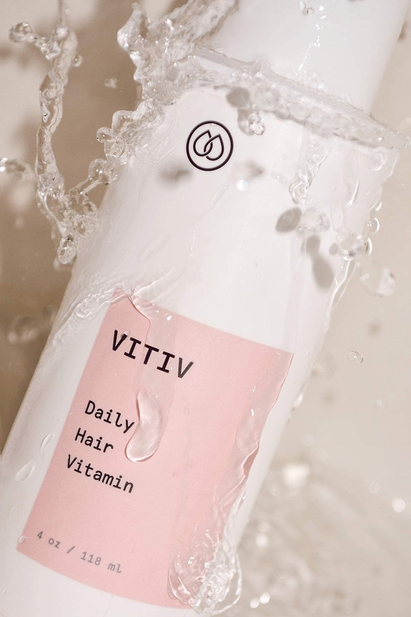 VITIV Leave In Conditioner 4oz - Nourishing Vitamins for Your Hair and Scalp - All Natural, Silicone Free, Vegan - Made for all hair types - Includes Comb