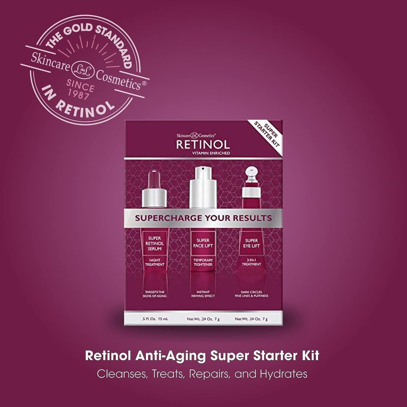 Retinol Super Starter Kit - Vitamin A Powerhouse for Youthful Skin | Anti-Aging Essentials