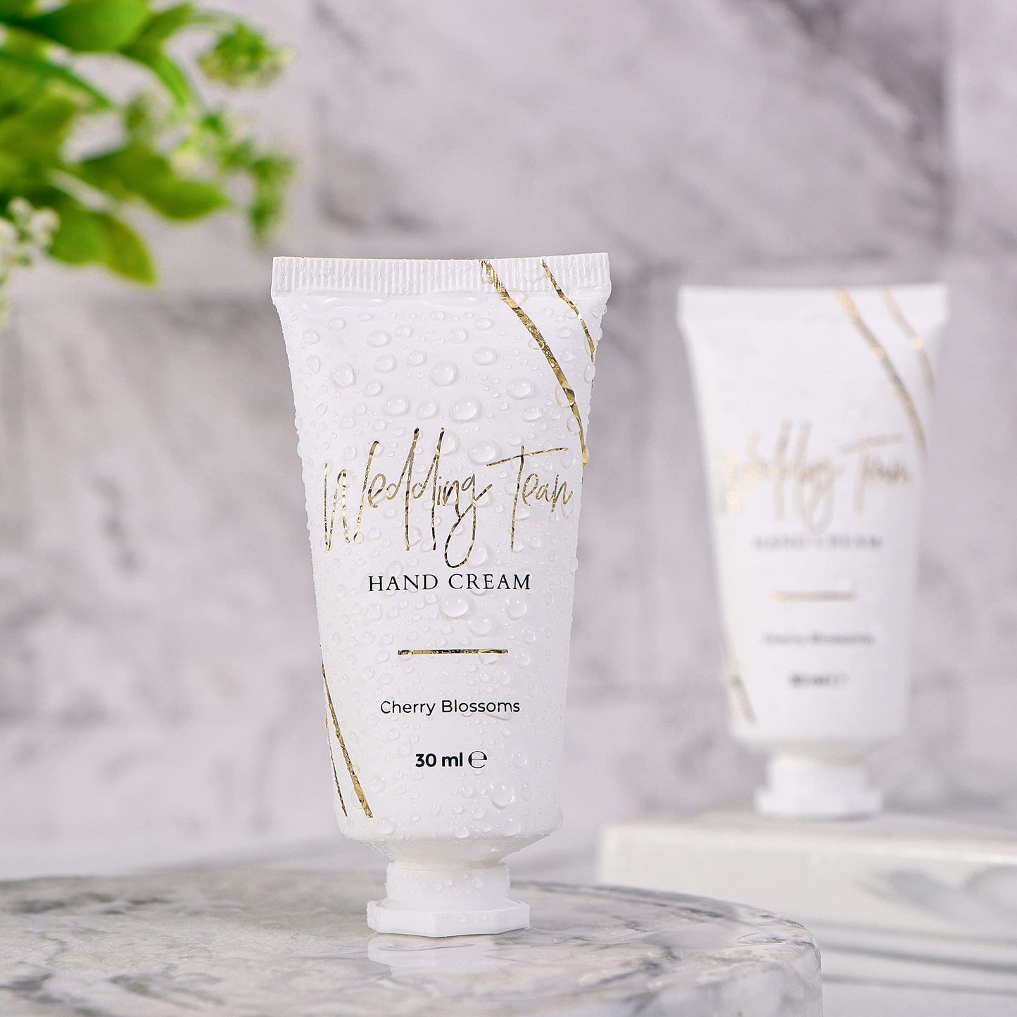 Pop Fizz Designs Wedding Team Hand Cream | Bridesmaids Proposal Gifts | Will You Be My Bridesmaid? | Bridal Shower Favors | Marble| 10 Pack