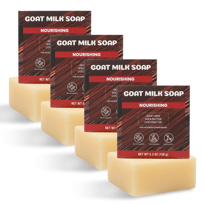 Rinse & Robust Men’s Soap Bar for Men – Natural Mens Soap – Warm Sandalwood Calm – Gentle, Moisturizing Cleanse – Smooth, Comforting Scent – All Skin Types – 5.3 oz (4-Pack)