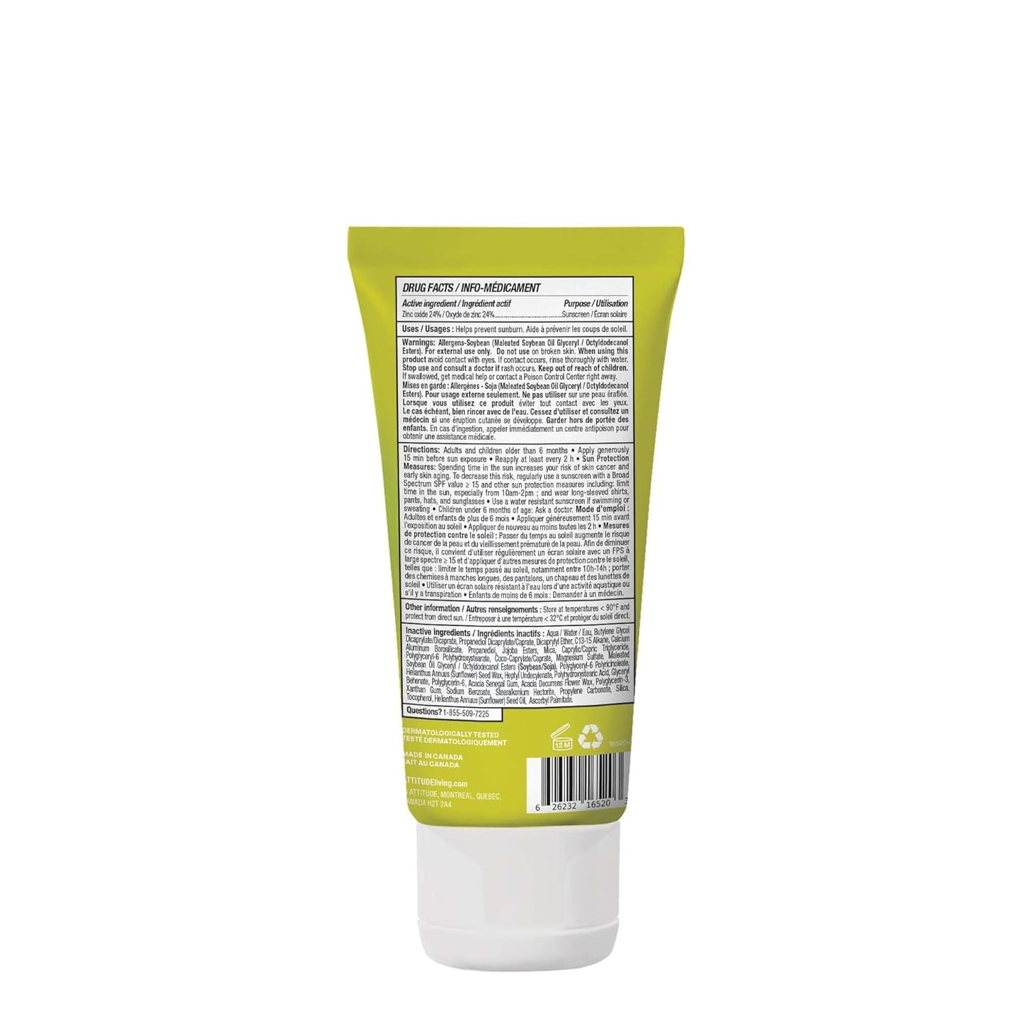 Mineral Sunscreen SPF 50 - Broad Spectrum Zinc Oxide, Lightweight & Vegan | 3 Oz, EWG Verified