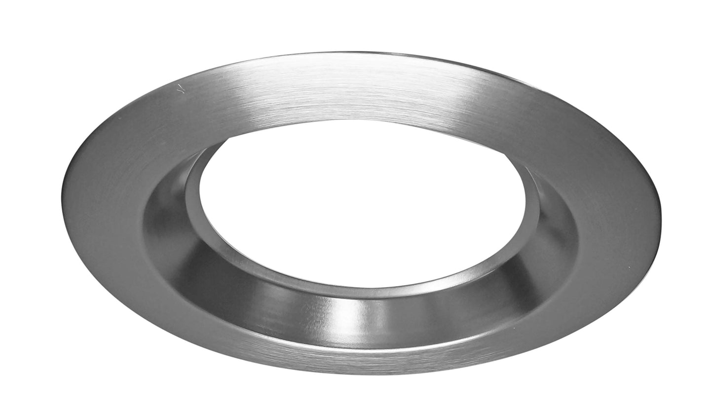 NICOR Lighting DCR-CLR-56-TR-NK LED Downlight Faceplates, Nickel