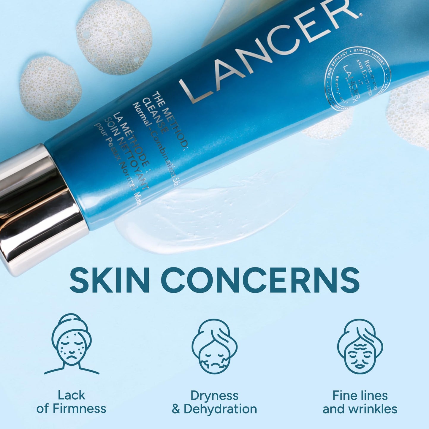 Lancer Skincare | The Method: Cleanse Face Cleanser | Salicylic Acid Face Wash | Gentle Daily Cleanser for Normal or Combination Skin | Pore Cleansing Formula | Dermatologist Developed | 2 fl oz
