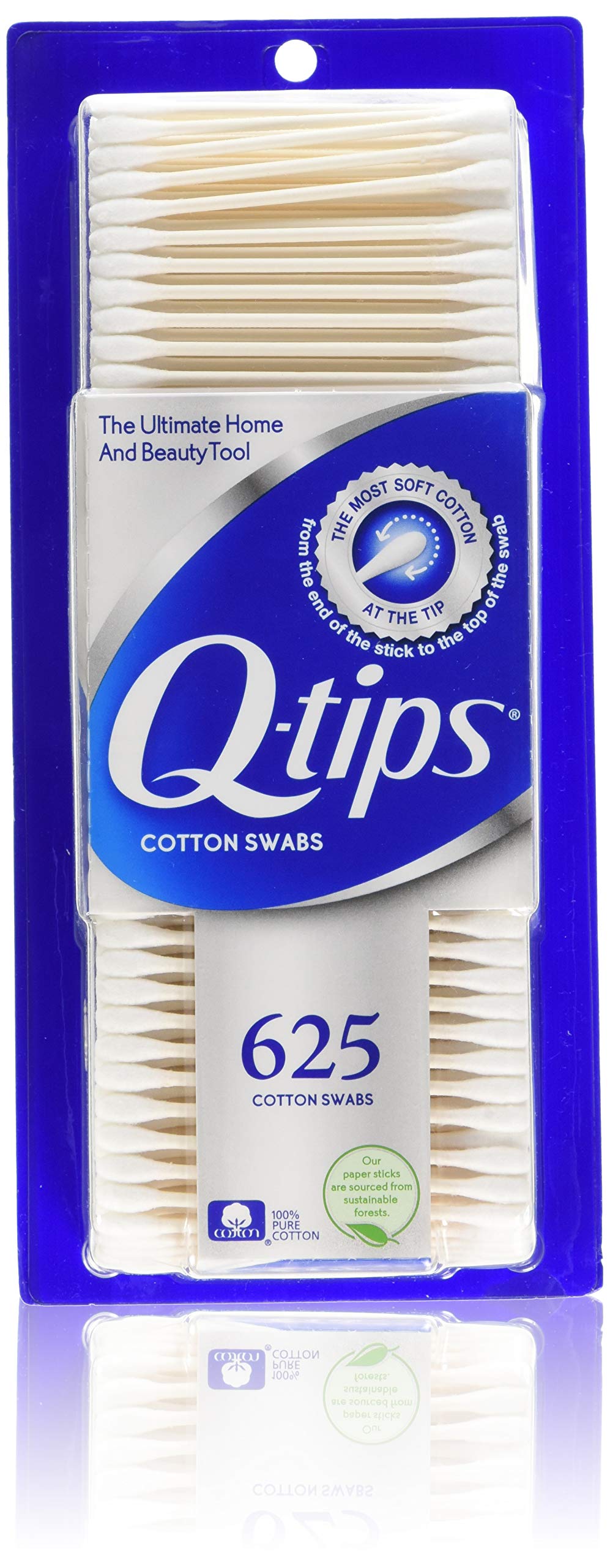 Q-tips Swabs 625 Each (Pack of 5)