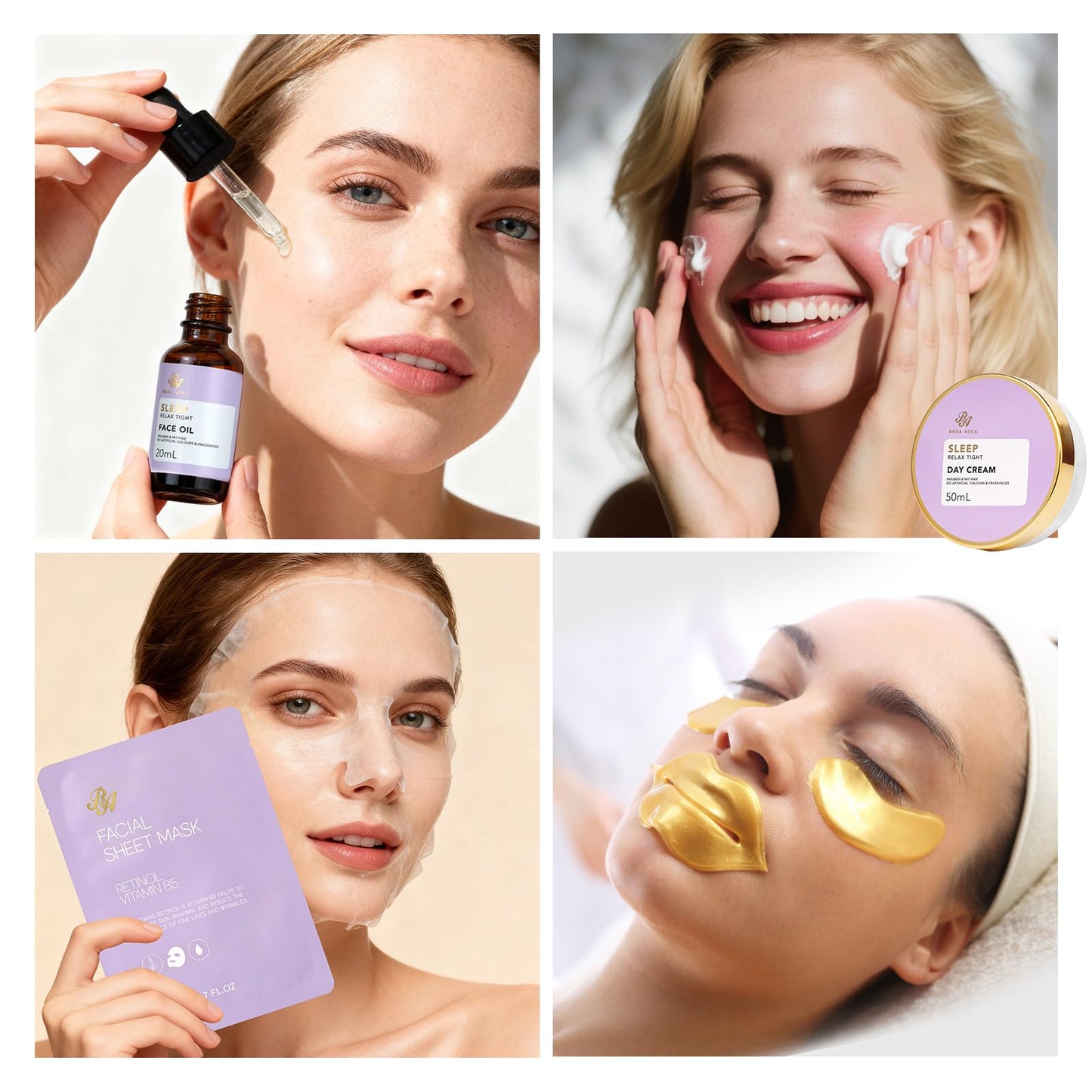 Gifts for Women, Birthday Gift for Women, 23 Pcs Lavender Facial Skin Care Set, Bath and Body Gifts Basket for Wife & Mom, Home Spa & Self-Care Kit, Present, Christmas, Bridal Shower, Anniversary