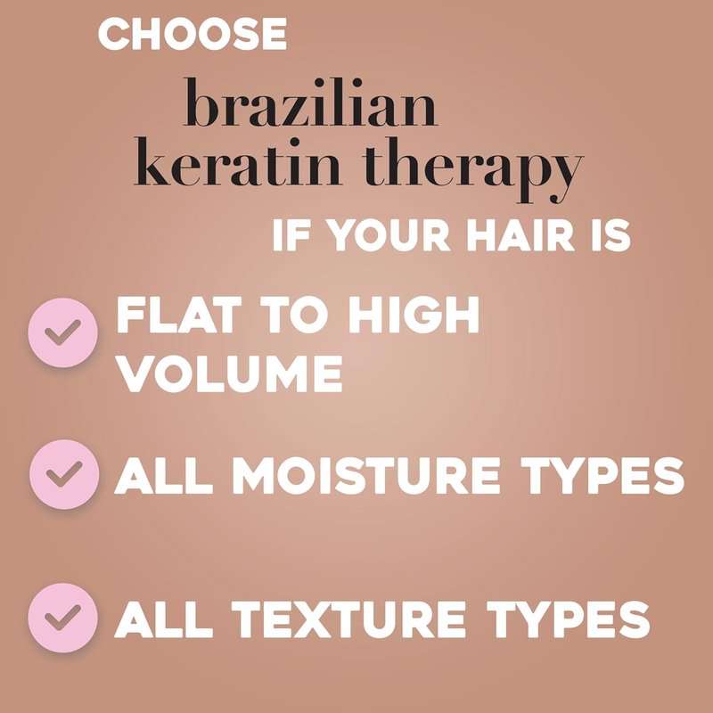 OGX Ever Straightening Conditioner - Brazilian Keratin Therapy with Coconut Oil & Cocoa Butter | Paraben-Free, Sulfate-Free