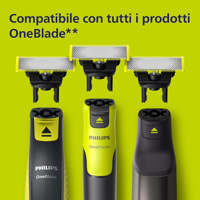 Philips OneBlade QP620/50 - Versatile Electric Shaver for All Hair Types | Rechargeable & Waterproof