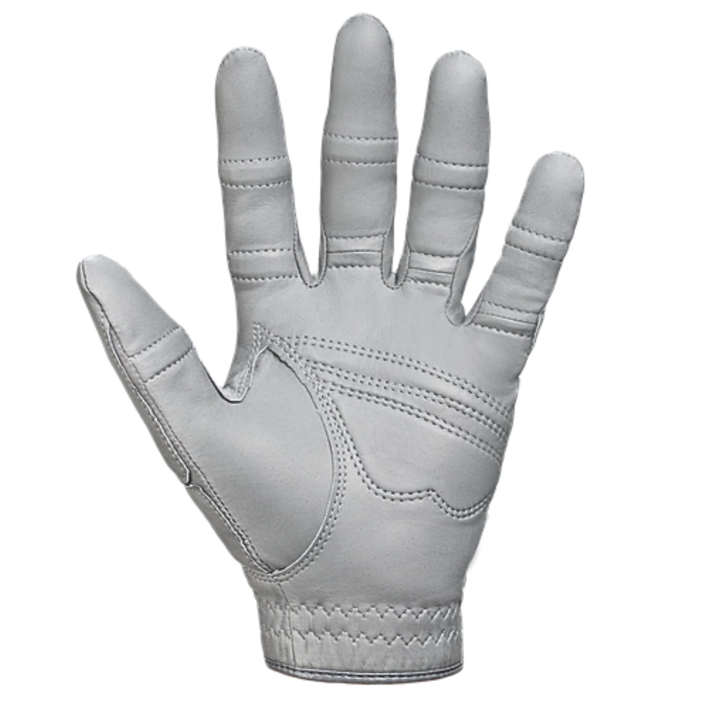 Men's StableGrip with NaturalFit 2.0 Golf Glove with Dual Expansion Thumb for Best Fit - Premium Cabretta Leather… (Gray, Medium/Large, Left)