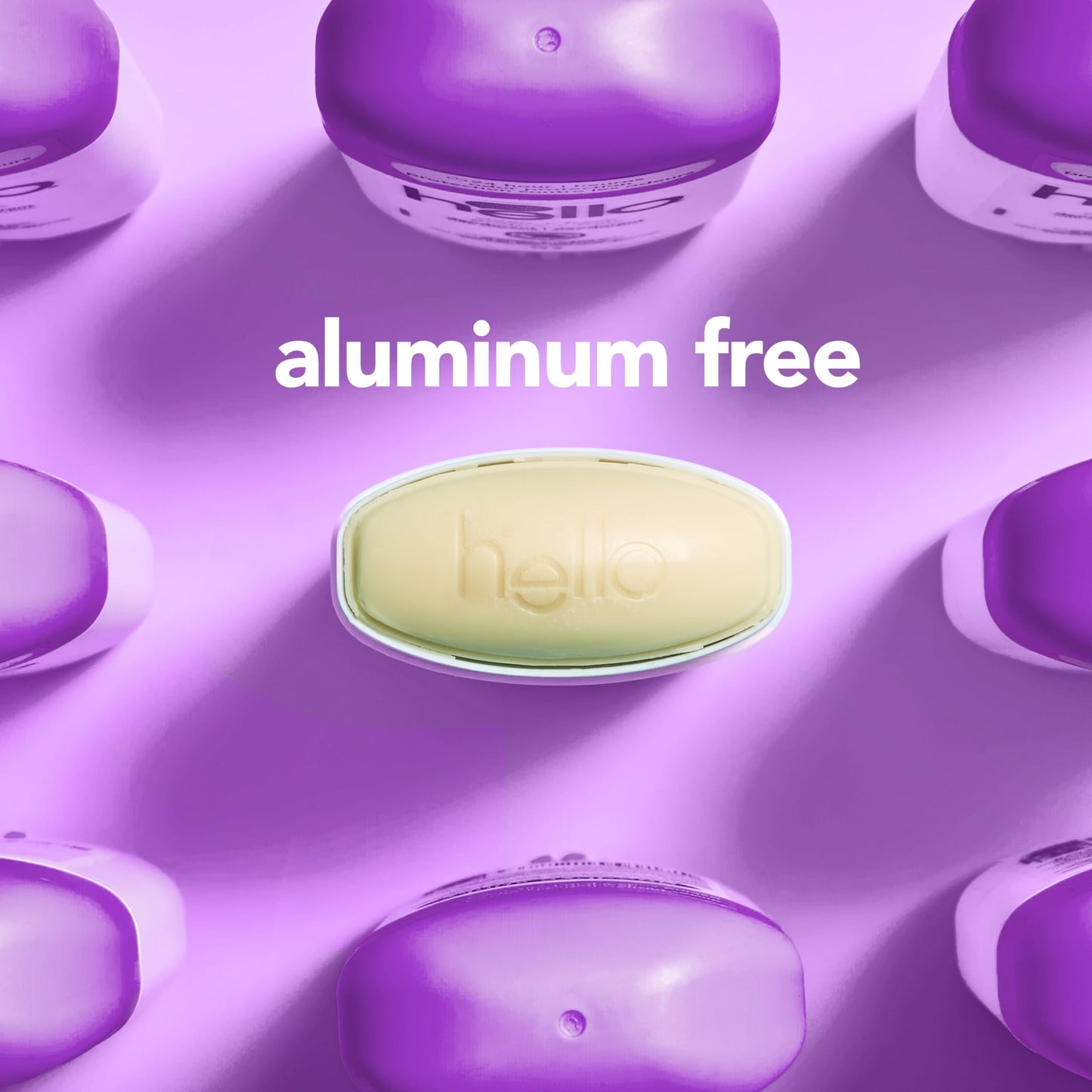 hello Lavender Vanilla Aluminum Free Deodorant for Women and Men with Shea Butter, 24-Hour Freshness, Baking Soda Free Deodorant, Dermatologically Tested, 2.6 oz Stick
