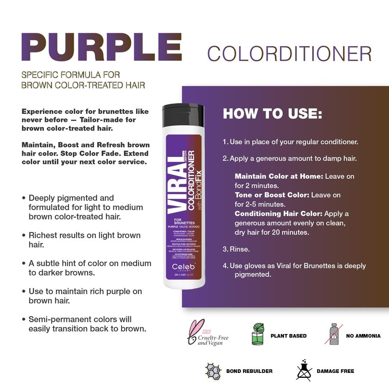 Viral Colorwash Purple for Brunettes