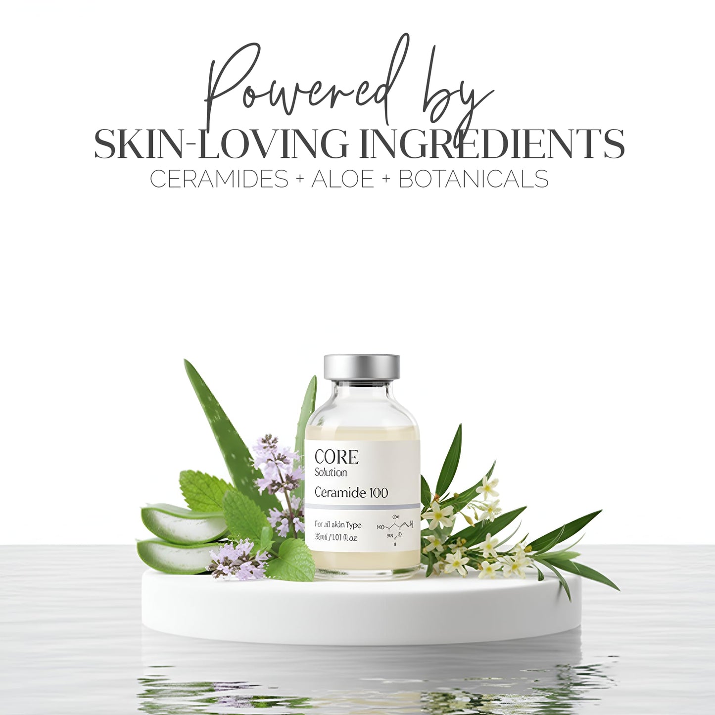 FEEL MATRIGEN Ceramide 100 Ampoule – Barrier Repair & Moisture Locking Serum for Sensitive Skin – 30mL + Needleless Syringe