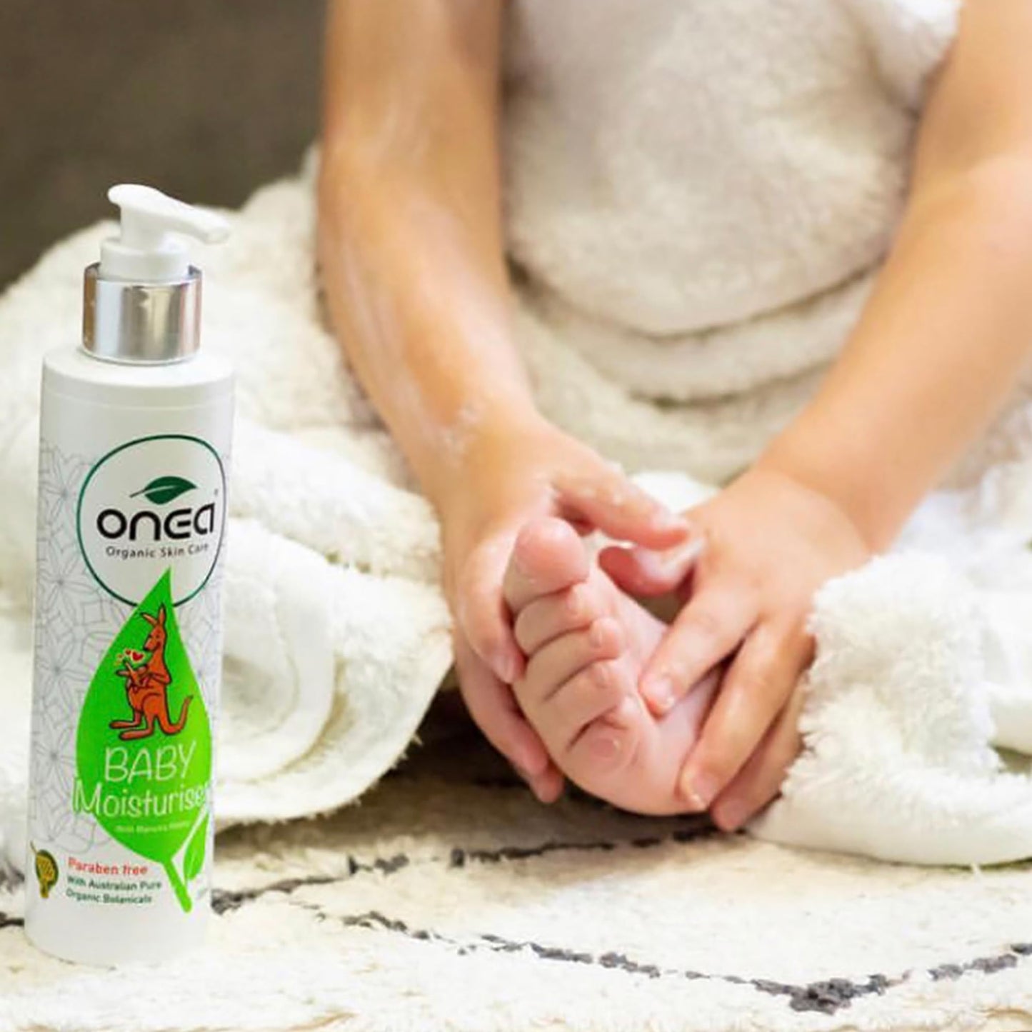 ONEA Baby Moisturizer - Natural Baby Lotion with Australian Manuka Honey, Vitamin E - Body Lotion to Relieve Irritation and Moisturize Skin - 6.8 oz