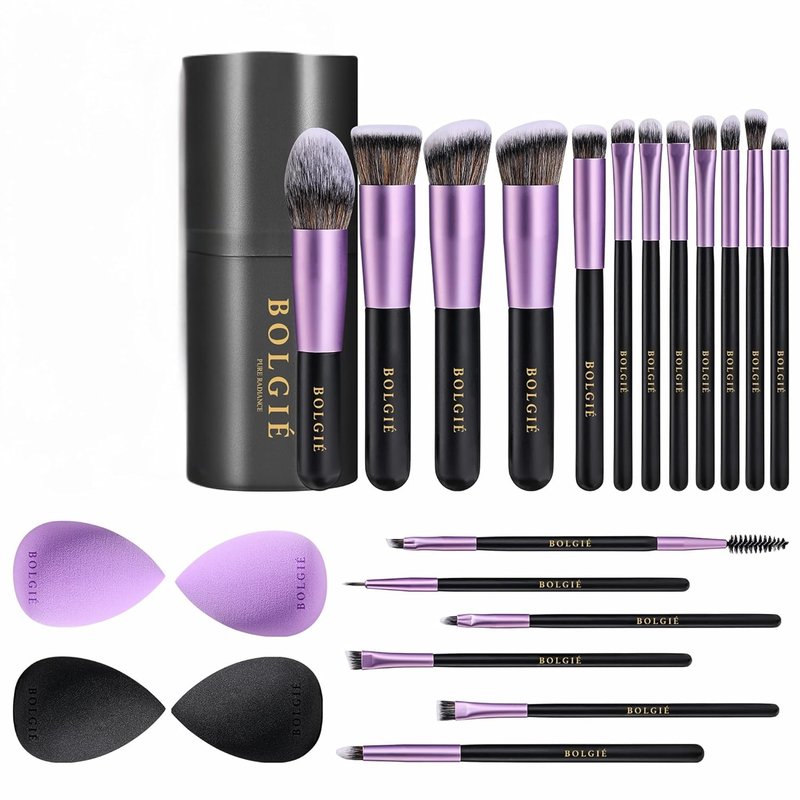 Professional Makeup Brush Set - 22 High-Quality Brushes for Flawless Application