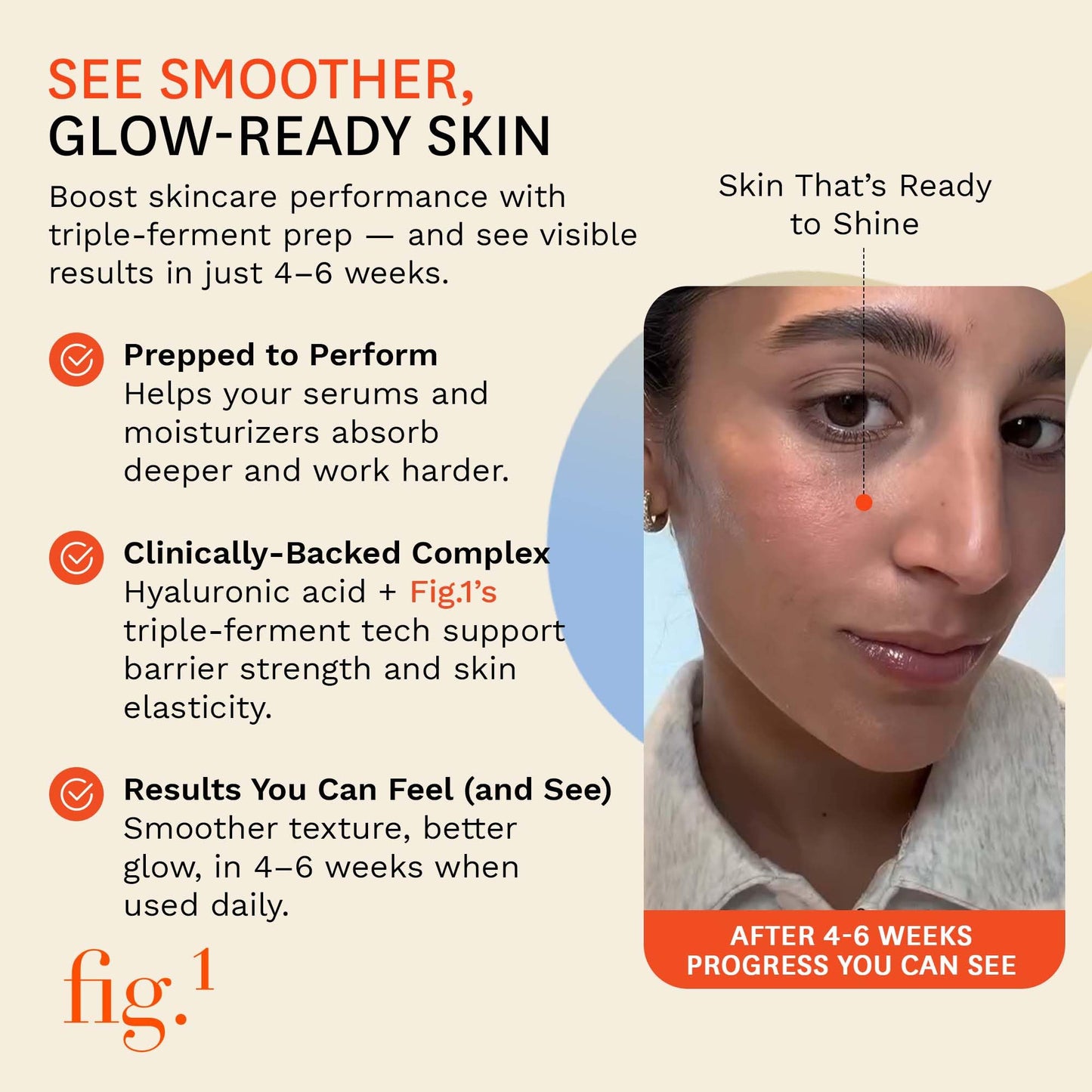 Fig.1 Hydrating & Balancing Toner for Face – Hydrating face Toner for Women, Glowing & Vegan Skincare with Hyaluronic Acid – for Sensitive, Dry, Oily Skin – Refillable & Clinically Proven 30ml