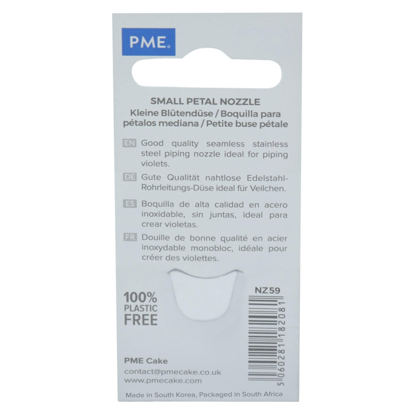 Jem Enterprises Small Petal/Ruffle Piping Nozzle Decorating Tip #59