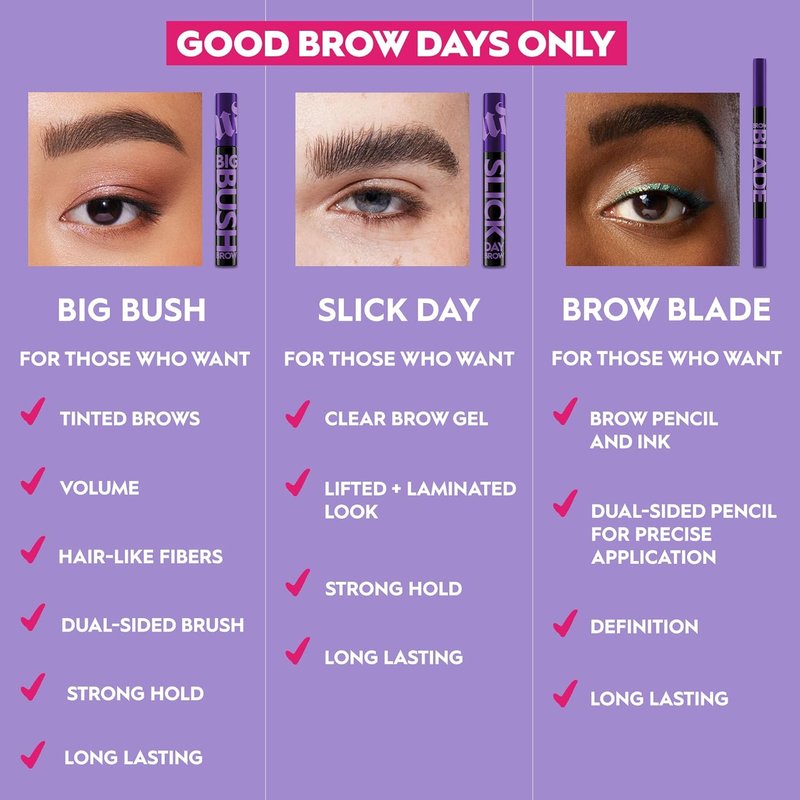 Urban Decay Brow Gel - Strong-Hold Clear Formula for Lifted, Laminated Eyebrows | 24 HR Wear, Vegan, 0.23 fl oz